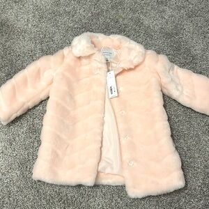 Janie and Jack Toddler faux fur coat